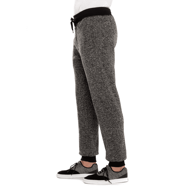 southpole men's basic fleece marled jogger pant