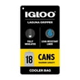 thumbnail image 6 of Igloo 18 Can Laguna Gripper Soft Sided Cooler, Aqua Water, 6 of 6