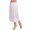 White, variant on Women's Elastic Waist Slip Ladies Lace Long Skirt Underskirt Petticoat Extender