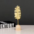 thumbnail image 3 of Nordic Leaf Home Decor Light Compact Wrought Iron Standing Leaf For Home Decorations, 3 of 6