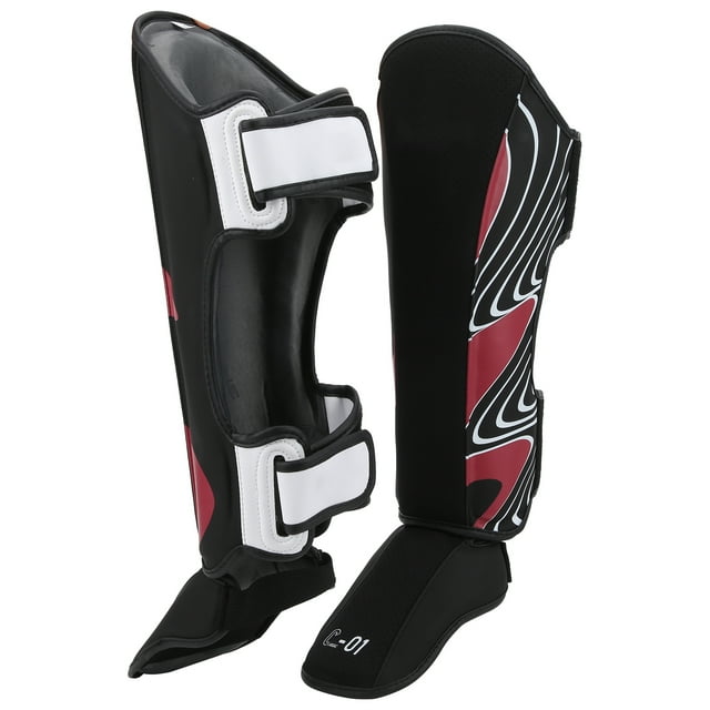 EOTVIA Shin Guards, Wear-resistance Hin Guards For Muay Thai With 1 Pair For Fighting Boxing, Sanda