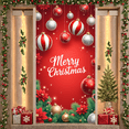 thumbnail image 5 of Decorative Design Merry Christmas Banner Festive Theme Hanging Ornaments Holiday Decoration for Indoor Celebration Party Event, 5 of 9