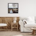 thumbnail image 3 of Stupell Industries Transitional Birch Creek River Black Floating Frame Canvas Art, 18 x 18, by Kim Curinga, 3 of 8