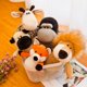 thumbnail image 4 of Juguetes de peluche de animales de la selva para niños, muñeco de peluche suave, perro, cebra, elefante, León, zorro, jirafa, compañero de juegos, regalos de navidad, 4 of 5