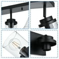 thumbnail image 7 of Melucee 6-Light Directional Ceiling Light Track Lighting Kit, Bathroom Vanity Light, Black Kitchen Track Lighting Fixtures, 7 of 7