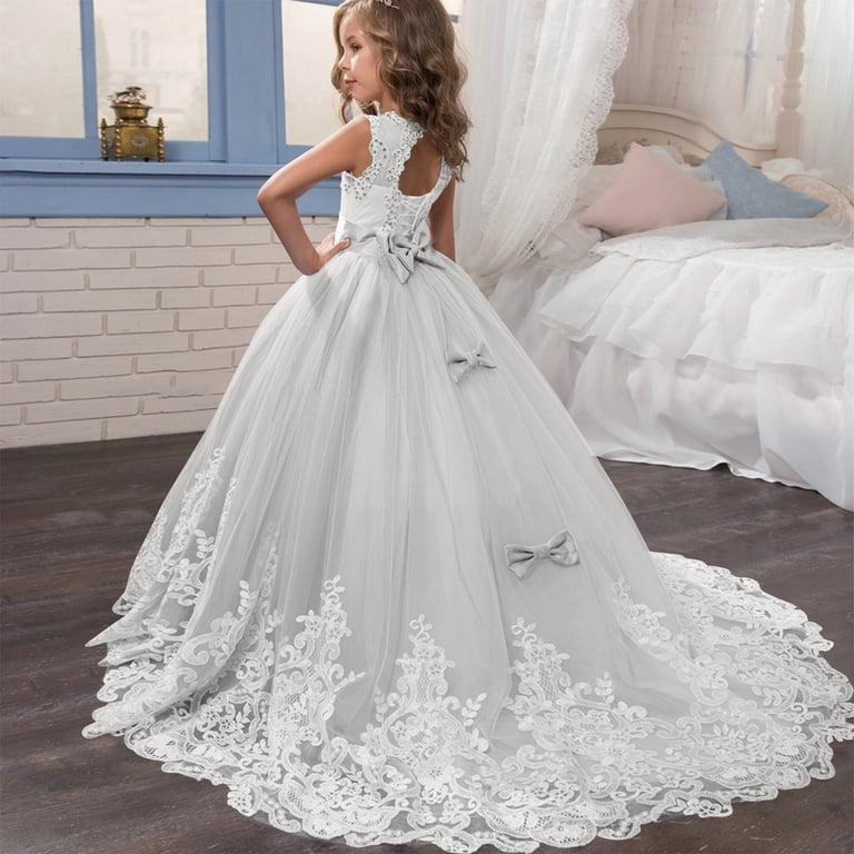 sachin and babi light blue dress Artesanía Granlei - Girls Lilac & White Tulle Overlay Dress main image 1