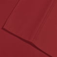 thumbnail image 2 of Superior 4-Piece Ultra-Soft Microfiber Deep Pocket Bed Sheet Set, King, Burgundy, 2 of 4
