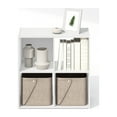 thumbnail image 6 of Furinno PELLI CUBIC Storage Cabinet in Bookcase in Bookshelf in 4-Cube in White, 6 of 6