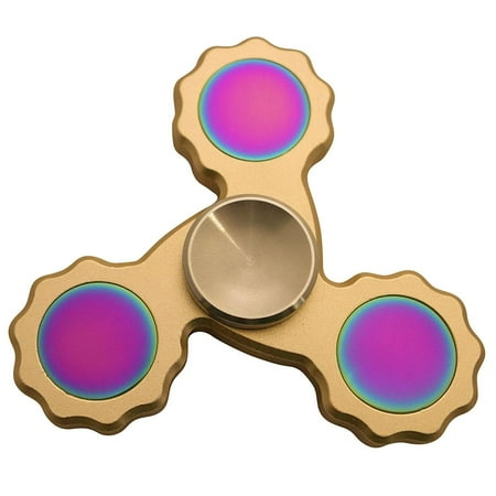 Fidget Spinners Stress Reducer Toys by Ixir, Best Stress Reducer and Hybrid Cube Bearing EDC Hand Spinner Guarantee up to 5 Mins Spin Time Ultra-Durable High Performance Bearing for Killing