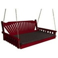 thumbnail image 6 of Fanback Yellow Pine 6ft Swing Bed, 6 of 26