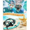 thumbnail image 6 of Greatever Anti-Fog Snorkel Mask, 180° Panoramic View, Tempered Glass, Dry-Top Snorkel Set for Adults, 6 of 6