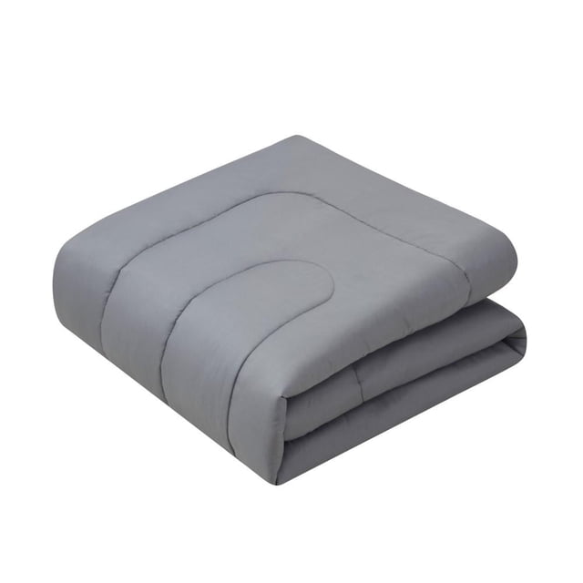 Set de Cama Mainstays Individual Liso Gris 5 Piezas
