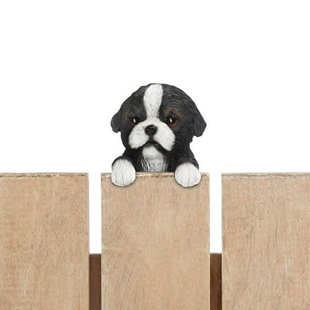 - Home Outdoor Garden Decorative Puppy Fencing Decor Lawn Yard Garden Statues Decorations Edging Party, Item weight: 0.6 lb. 3 3/8
