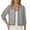 Grey, variant on Aocisk Women's Elegant Lace Cardigan Short Sleeve Knit Sweater Lightweight Comfortable Casual Tops for Ladies Pink M