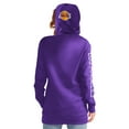 thumbnail image 2 of Women's G-III 4Her by Carl Banks Purple Los Angeles Lakers Base Coach Pullover Hoodie, 2 of 2