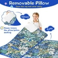 thumbnail image 3 of Pioneer Flower Floral Print Pattern Toddler Nap Mats for Kids Preschool,Sleeping Mat Bag or Kids,Toddler Sleeping Bag,Toddler Nap Mat or Daycare, 3 of 6