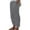 Grey, variant on VEKDONE Womens Linen Long Pants Green M