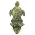 thumbnail image 2 of Hampton Nautical Wall Mounted Turtle 6"-Vintage Cast Iron Sea Life Decor Bottle Opener, 2 of 7