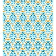 thumbnail image 3 of Ambesonne Yellow and Blue Duvet Cover Sets, Triangle Motif, 2-Twin, Aqua Teal Marigold, 3 of 4