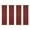 Orange BrownLinen, variant on LANTINGSHENG Linen Texture Curtains Thermal Grommet Top 100% Blackout Curtains for Living Room,Black,38" W x 84" L,4 Panels