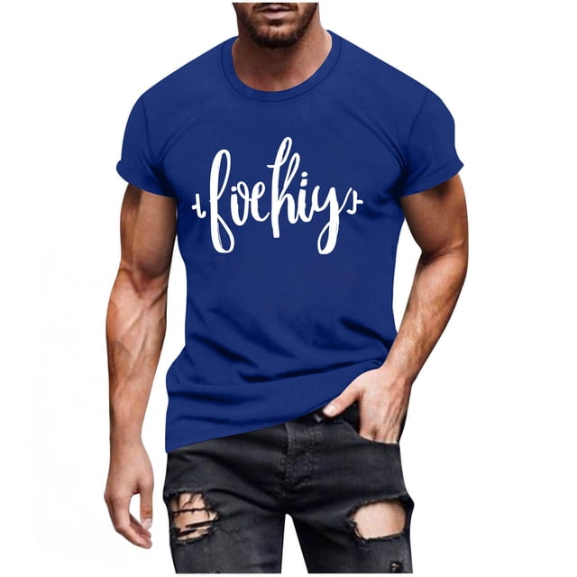 Camiseta de Manga Corta Impresa de Estilo Masculino, Tops Cortos para las Mujeres Pullover Casual Primavera Verano Uso Diario