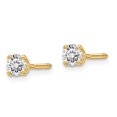 thumbnail image 2 of 14K Yellow Gold Earring Stud Women'S Diamond Lab Grown Gsi, 2 of 2