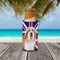 thumbnail image 3 of Carolines Treasures LH9482MUK Bearded Collie with English Union Jack British Flag Ultra Hugger for slim cans Slim Can, 3 of 6