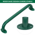 thumbnail image 2 of Empuñaduras de seguridad para parques infantiles SELEWARE, metal verde, 43 cm, paquete de 6, 2 of 7
