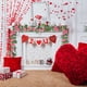 thumbnail image 4 of Juego de enredaderas de rosas artificiales | Guirnalda decorativa realista de 2 piezas de 230 cm, 10 cabezas, blanco rosa fuerte rojo sandía roja, colgante de pared floral de plástico, acento, 4 of 6