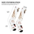 thumbnail image 4 of Honeii Watercolor Ladybug Print Sports Compression Socks,Running Crew Socks,Moisture-Wicking Anti-Blister Hiking&Gym Athletic, 4 of 6