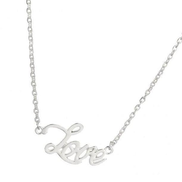 4x Collar con Guión "Courage//", Joyería para Niñas Pequeñas, Mujeres, Novia, Día, Navidad, Cumpleaños, Regalo de Valentín 4 piezas