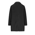 thumbnail image 5 of Luxalzxs Fuzzy Fleece Jacket for Women Fashion Long Sleeve Lapel Collar Button Down Teddy Coat Plush Warm Winter Outwear Jackets, 5 of 5