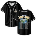 thumbnail image 2 of Eladio Carrion Don Kbrn World Tour 2025 Baseball Jersey Shirt V-Neck Women Men Short Sleeve Streetwear Clothes, 2 of 3