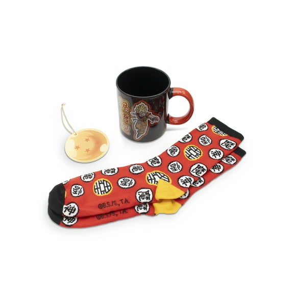 Dragon Ball Z Mug, Sock & Acrylic Door Hanger Gift Set