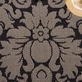thumbnail image 5 of Safavieh Courtyard Dani Bordered Indoor/Outdoor Area Rug, Black/Sand, 4' x 5'7", 5 of 10