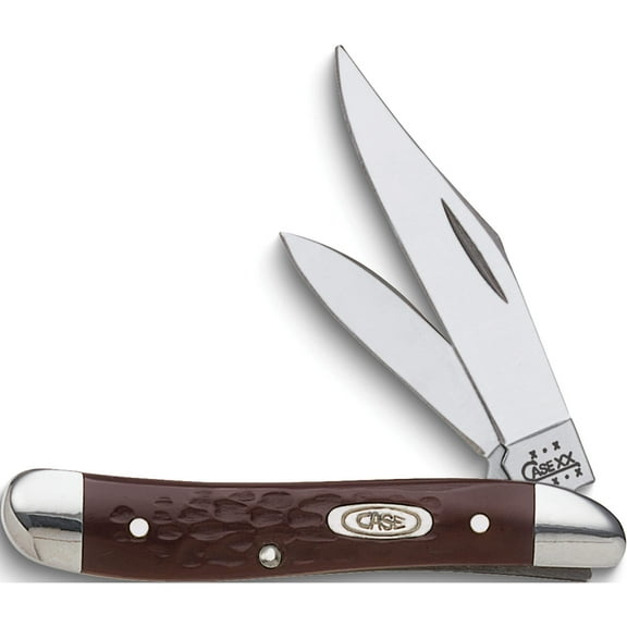 Fashion Case Synthetic Brown Peanut Pocket Knife (4.5 X 1.63) Made In United States gm533