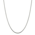 thumbnail image 1 of White Sterling Silver chain Snake 16 in 2 mm 2mm Round, 1 of 5