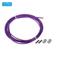 thumbnail image 3 of Uxcell 10Ft Speed Jump Rope Replacement Cable 2.5mm Professional Skipping Rope Steel Wire Replace Purple 3 Pcs, 3 of 6