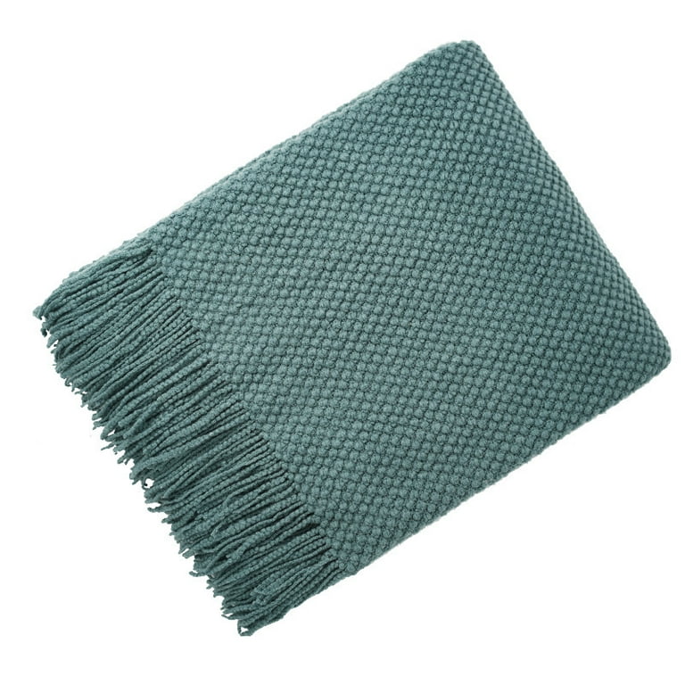 Homgreen Exclusive Mulberry Silk Throw Blanket with Fringe, Naturally Soft,  Breathable