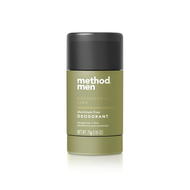 Method Men Aluminum Free Deodorant, Bergamot + Lime, 2.65 ...