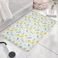 thumbnail image 3 of Colorful Dinosaur and Tropical Flannel Non Slip Door Rugs,Washable Door Mats Indoor,Decorative Door Mats,Dirt-Resistant and Absorbent Doormat for Entrance,Bedroom,Kitchen,Bathroom,23.5"x16", 3 of 5