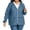 #231Blue, variant on Hooded Rain Jacket For Women Zip Up Long Sleeve Lightweight Windbreaker Running Jacket Outerwear With Pockets