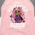 thumbnail image 3 of Monster High - True Monster At Heart - Toddler & Youth Girls Raglan Graphic T-Shirt, 3 of 5