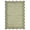 Green, variant on Garvee 5'x7' Scalloped Wavy Border Area Rug Neutral Washable Carpet, Non Slip Minimalist Striped Floor Rug for Living Room Bedroom Home Office, Coffee