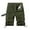 Green, variant on uikmnh Shorts for Men Men's Multi Pocket Casual Loose Fashion Personality Cargo Shorts Size:38