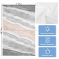 thumbnail image 5 of Ombre Ocean Beach 1 Pack Kitchen Towel, Water Absorbent Dish Towel, Nautical Coastal Beach Sandy Gradient Gray Decorative Hand Towels - Quick Drying Cloth for Cooking Baking, 18x28 Inch, 5 of 8