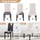 thumbnail image 4 of Set de 4 Fundas Impermeables para Sillas de Comedor SearchI Beige, 4 of 7