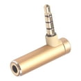 thumbnail image 4 of Adaptador de audio macho a hembra Baoblaze 4 piezas 6x3,5 mm Dorado, 4 of 8