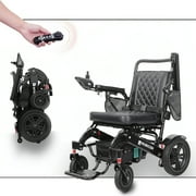 Long Range of Freedom: Airline Approved Electric Wheelchair with 12AH Lithium Batteries, Powerful 2x300W Motors