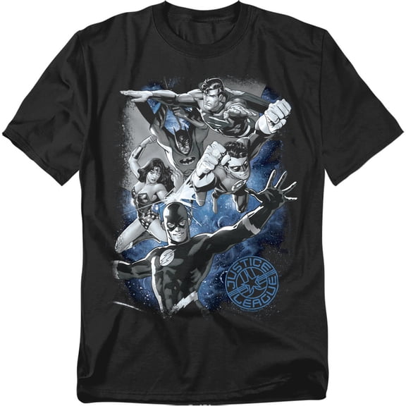 JLA T-Shirt Galactic Attack Nebula Unisex Graphic Tee For Men & Women